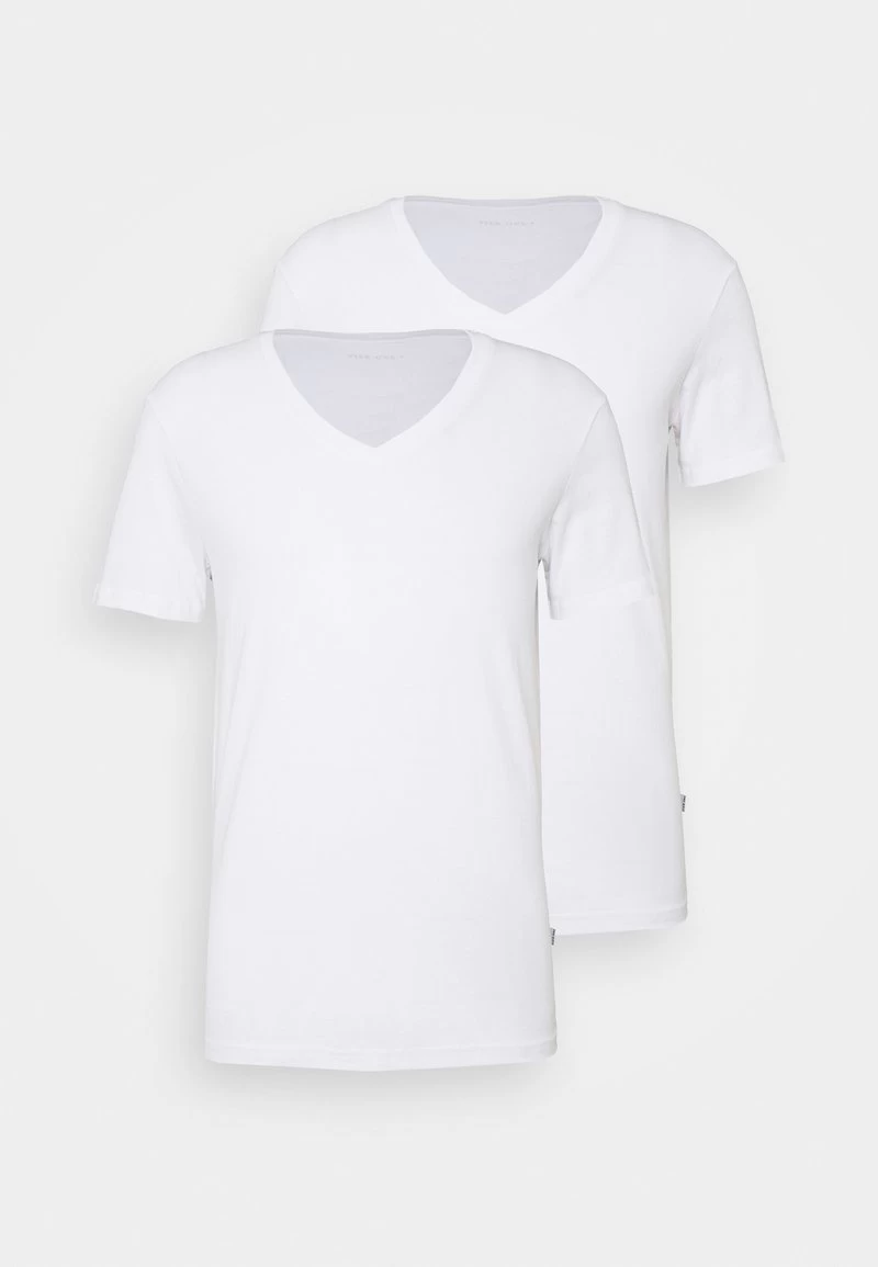 Pier One 2 PACK - T-Shirt Basic - White 6 Pier One 2 PACK - T-Shirt Basic - White – Bild 6