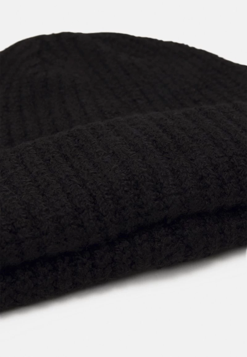 Pier One SHORT MICRO BEANIE UNISEX - Mütze - Black 3 Pier One SHORT MICRO BEANIE UNISEX - Mütze - Black – Bild 3
