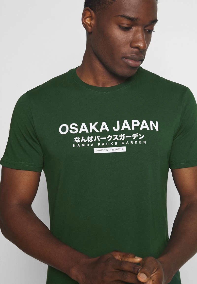Pier One OSAKA TEE - T-Shirt Print - Green 4 Pier One OSAKA TEE - T-Shirt Print - Green – Bild 4