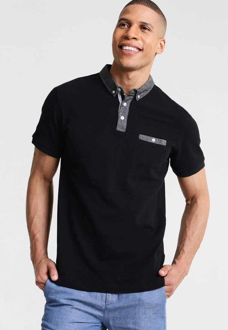 Pier One Poloshirt - Black 1 Pier One Poloshirt - Black
