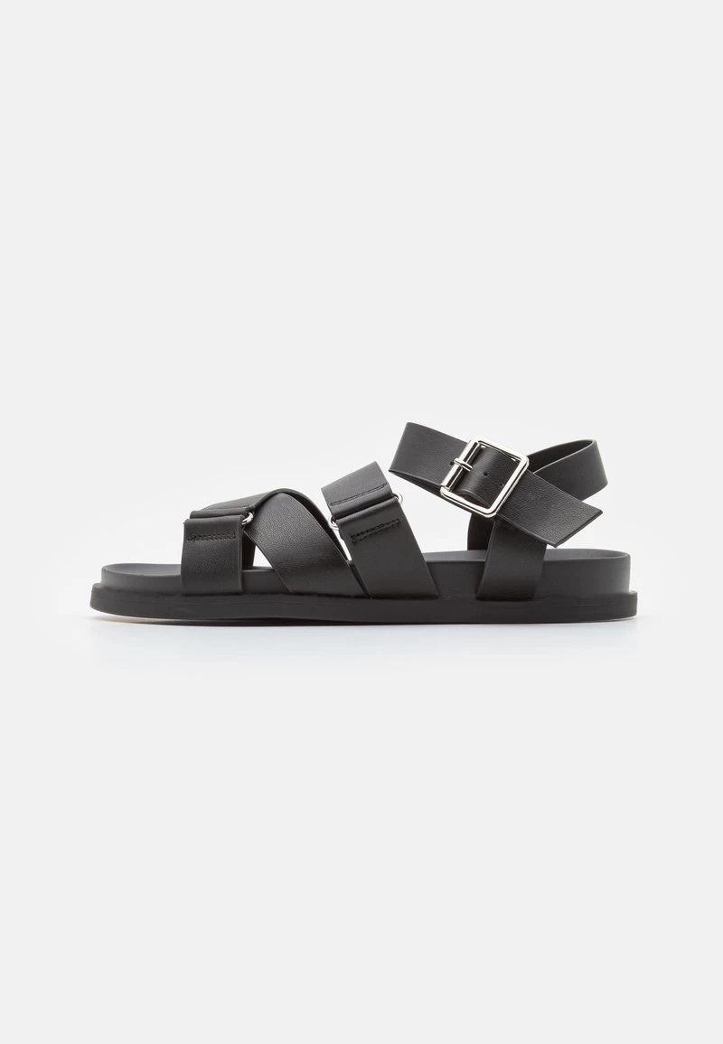 Pier One UNISEX - Riemensandalette - Black 1 Pier One UNISEX - Riemensandalette - Black