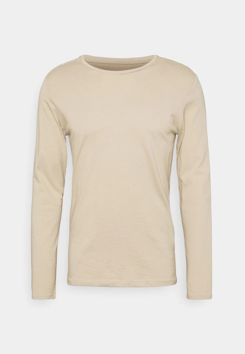 Pier One 2 PACK - Langarmshirt - Beige/black 2 Pier One 2 PACK - Langarmshirt - Beige/black – Bild 2