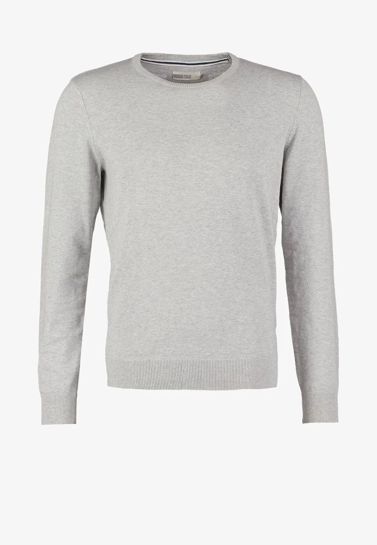 Pier One BASIC CREWNECK - Strickpullover - Light Grey 5 Pier One BASIC CREWNECK - Strickpullover - Light Grey – Bild 5