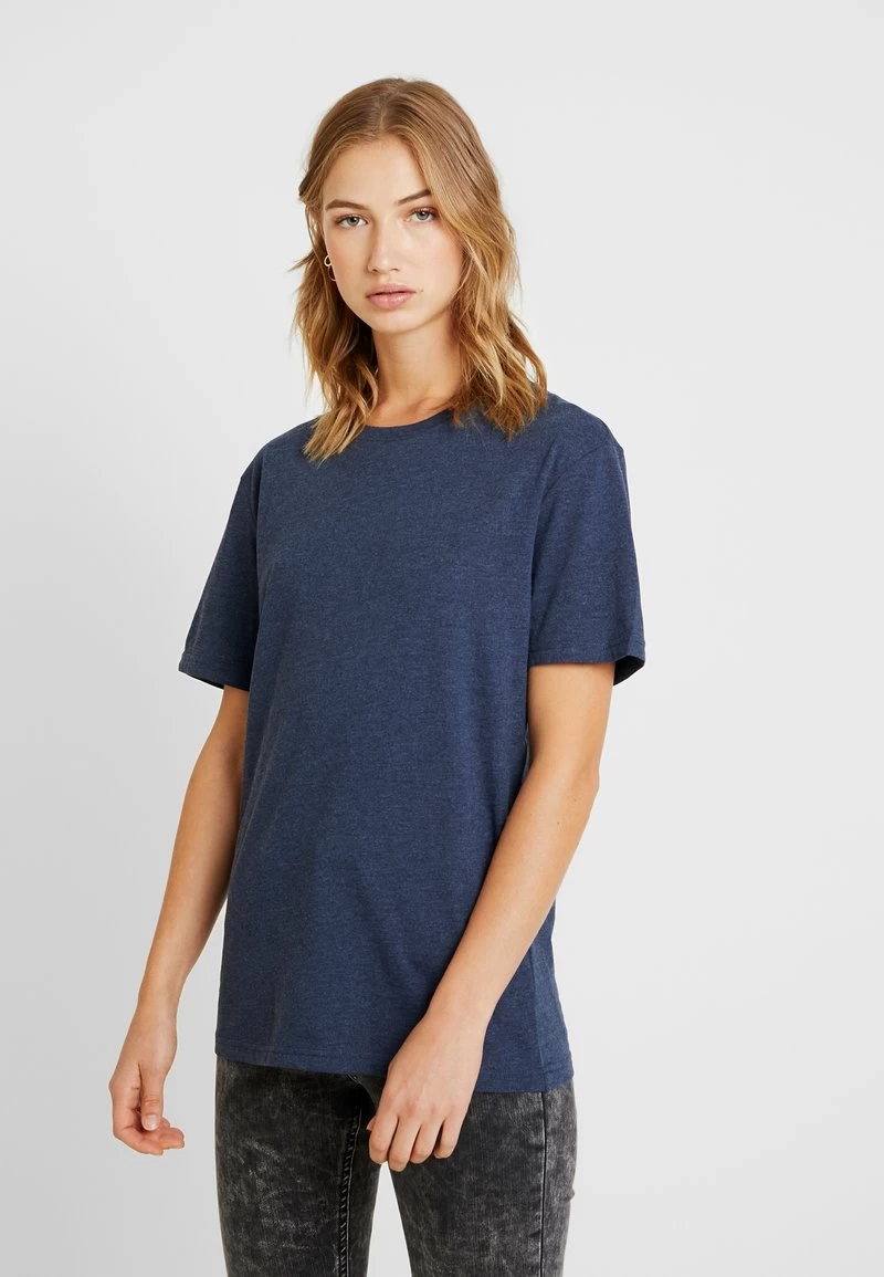 Pier One T-Shirt Basic - Dark Blue Melange 4 Pier One T-Shirt Basic - Dark Blue Melange – Bild 4