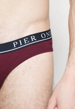 Pier One BRANDED WAISTBAND BRIEFS 3 PACK - Slip - Dark Blue /green/bordeaux 11 Pier One BRANDED WAISTBAND BRIEFS 3 PACK - Slip - Dark Blue /green/bordeaux -Pier One 208437927cd54529b2ae47a824e20a21