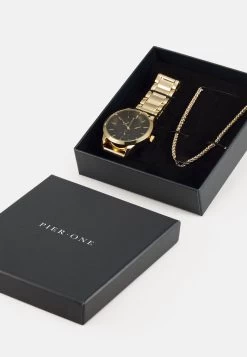 Pier One SET - Uhr - Gold-coloured 11 Pier One SET - Uhr - Gold-coloured -Pier One 259314e335c54499a18a1d7bf0eb6f1e