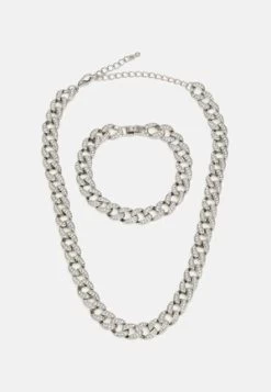 Pier One 2PACK SET - Halskette - Silver-coloured -Pier One 296a5f5eb3774a348421b2255ea9ade4