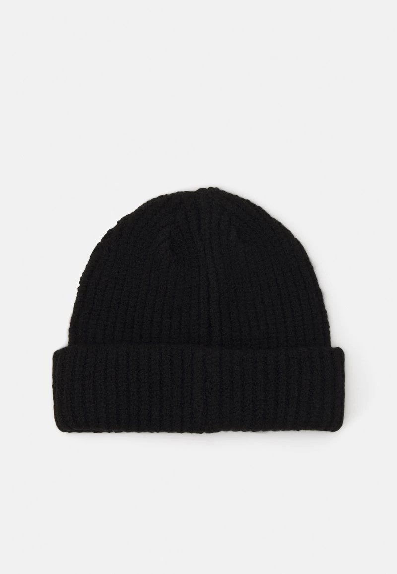 Pier One SHORT MICRO BEANIE UNISEX - Mütze - Black 2 Pier One SHORT MICRO BEANIE UNISEX - Mütze - Black – Bild 2