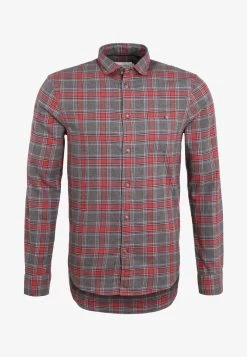 Pier One Hemd - Grey/coral 11 Pier One Hemd - Grey/coral -Pier One 3c54537d480e44568ceab76ddefde4e0