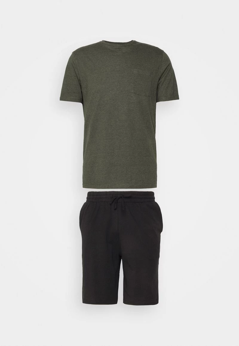 Pier One Nachtwäsche Set - Black/khaki 5 Pier One Nachtwäsche Set - Black/khaki – Bild 5