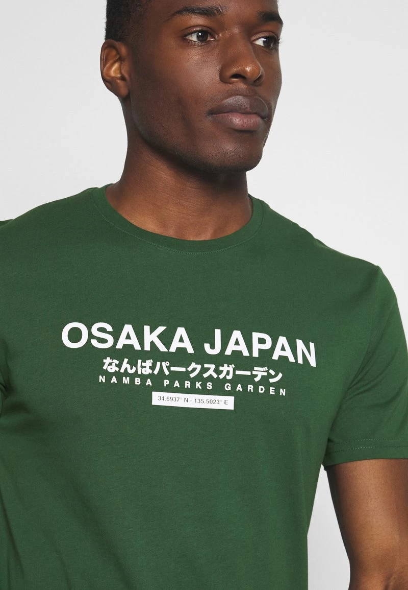 Pier One OSAKA TEE - T-Shirt Print - Green 6 Pier One OSAKA TEE - T-Shirt Print - Green – Bild 6