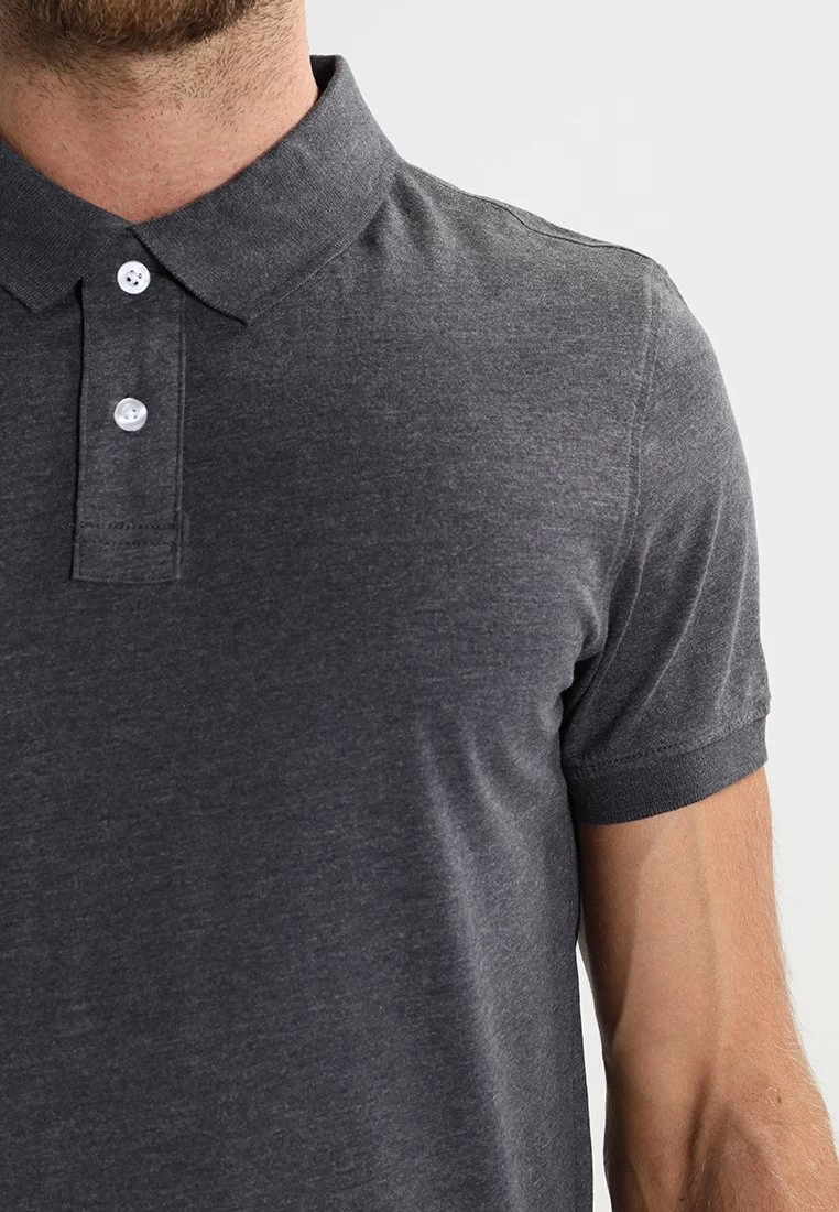 Pier One Poloshirt - Dark Grey Melange 5 Pier One Poloshirt - Dark Grey Melange – Bild 5