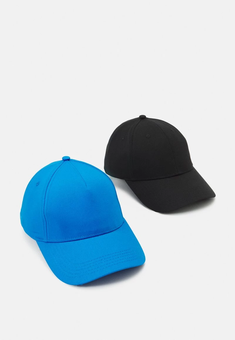 Pier One UNISEX 2 PACK - Cap - Black/blue 5 Pier One UNISEX 2 PACK - Cap - Black/blue – Bild 5