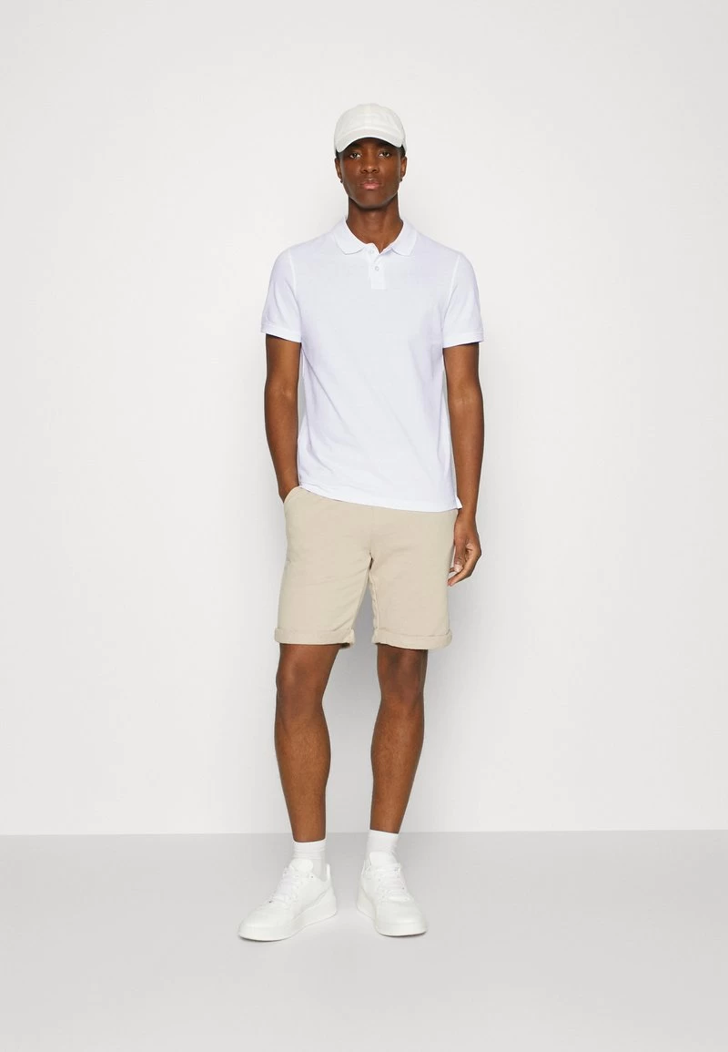 Pier One 3 PACK - Poloshirt - Bordeaux/white/dark Blue 1 Pier One 3 PACK - Poloshirt - Bordeaux/white/dark Blue