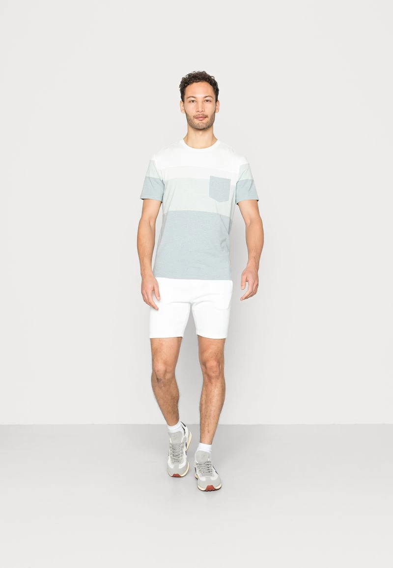 Pier One 2 PACK - Shorts - Black/white 1 Pier One 2 PACK - Shorts - Black/white