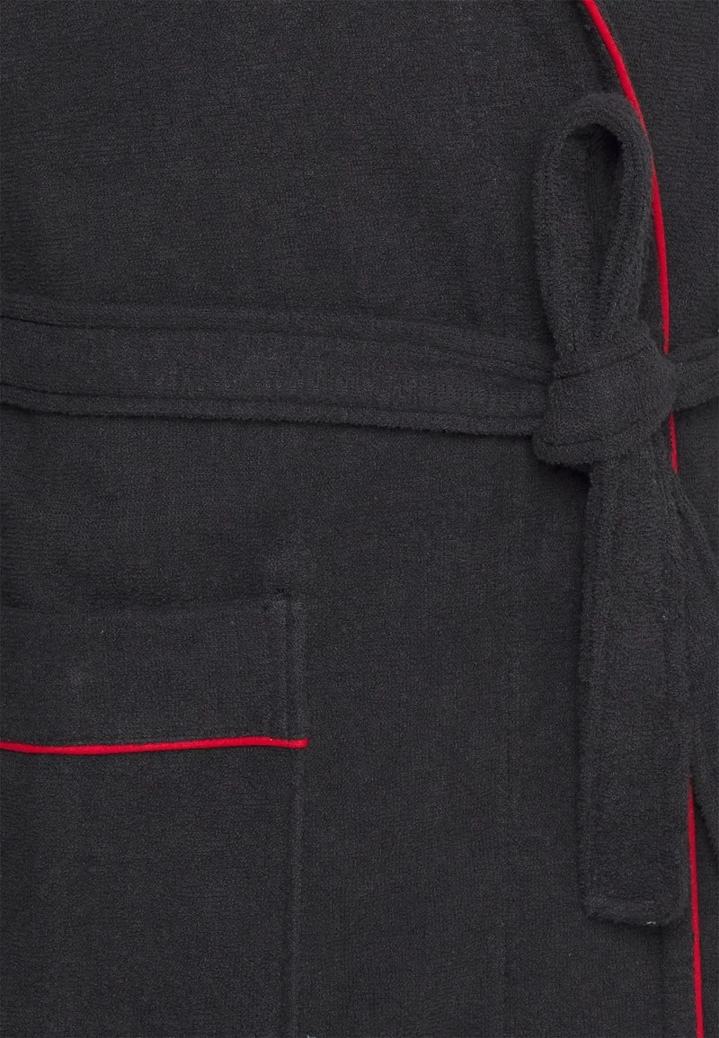 Pier One Bademantel - Black/red 3 Pier One Bademantel - Black/red – Bild 3