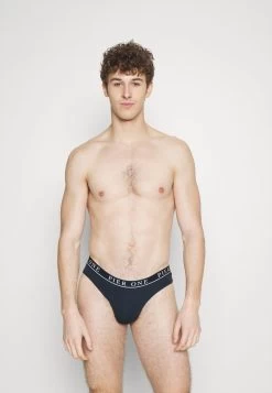 Pier One 11 Pier One BRANDED WAISTBAND BRIEFS 3 PACK - Slip - Dark Blue /green/bordeaux