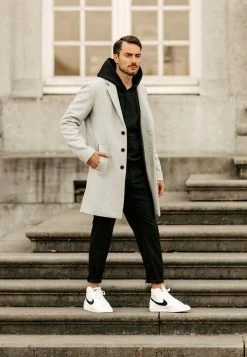 Pier One Klassischer Mantel - Grey -Pier One 6234ec72212c42e0af872e2fd5745294