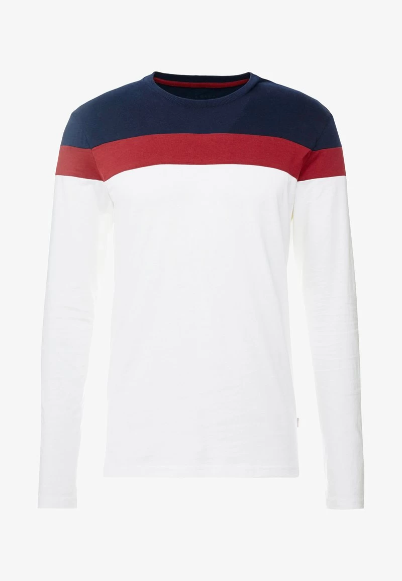 Pier One Langarmshirt - Offwhite/dark Blue 4 Pier One Langarmshirt - Offwhite/dark Blue – Bild 4