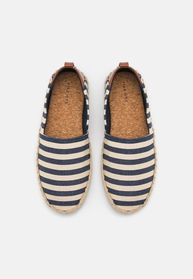 Pier One UNISEX - Espadrille - Dark Blue/white 4 Pier One UNISEX - Espadrille - Dark Blue/white – Bild 4