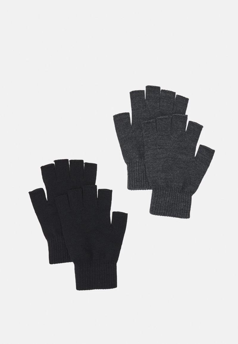 Pier One 2 PACK - Fingerhandschuh - Black/grey 1 Pier One 2 PACK - Fingerhandschuh - Black/grey
