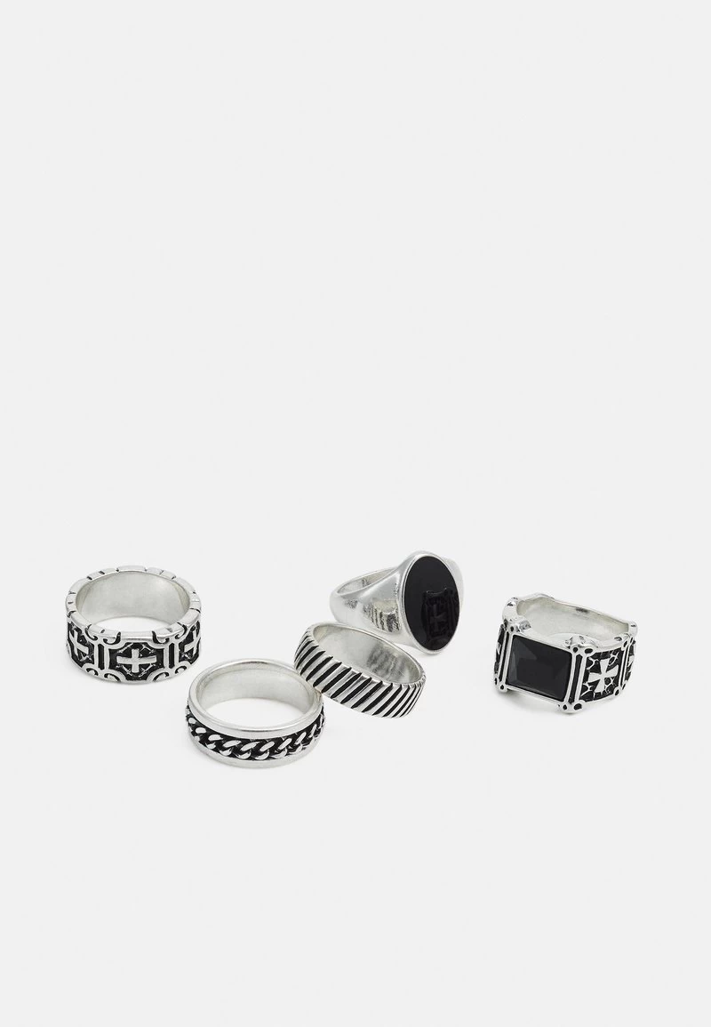 Pier One 5 PACK - Ring - Silver-coloured 3 Pier One 5 PACK - Ring - Silver-coloured – Bild 3
