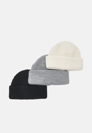Pier One UNISEX 3 PACK - Mütze - Black/dark Grey/off-white/ 6 Pier One UNISEX 3 PACK - Mütze - Black/dark Grey/off-white/ – Bild 6