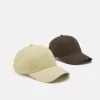 Pier One UNISEX 2 PACK - Cap - Khaki/sand