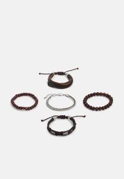 Pier One 5PACK - Armband - Brown, Silver-coloured 9 Pier One 5PACK - Armband - Brown, Silver-coloured -Pier One 78101c85fdfe4c56bc39b936707e5c84 1
