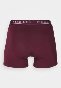 Pier One 5 PACK - Panties - Bordeaux/mottled Grey -Pier One 7da8844dcdf84f679d2ae215c1b81ed3