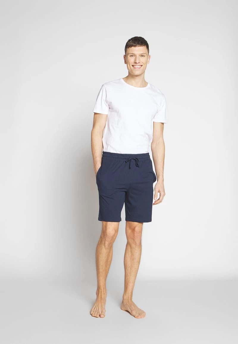 Pier One 3 PACK - Nachtwäsche Hose - Dark Blue/mottled Grey 1 Pier One 3 PACK - Nachtwäsche Hose - Dark Blue/mottled Grey