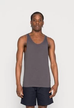 Pier One 3 PACK - Top - Dark Grey / Green / Bordeaux 10 Pier One 3 PACK - Top - Dark Grey / Green / Bordeaux -Pier One 7fcffc73844c47c5b3589745f6318c28