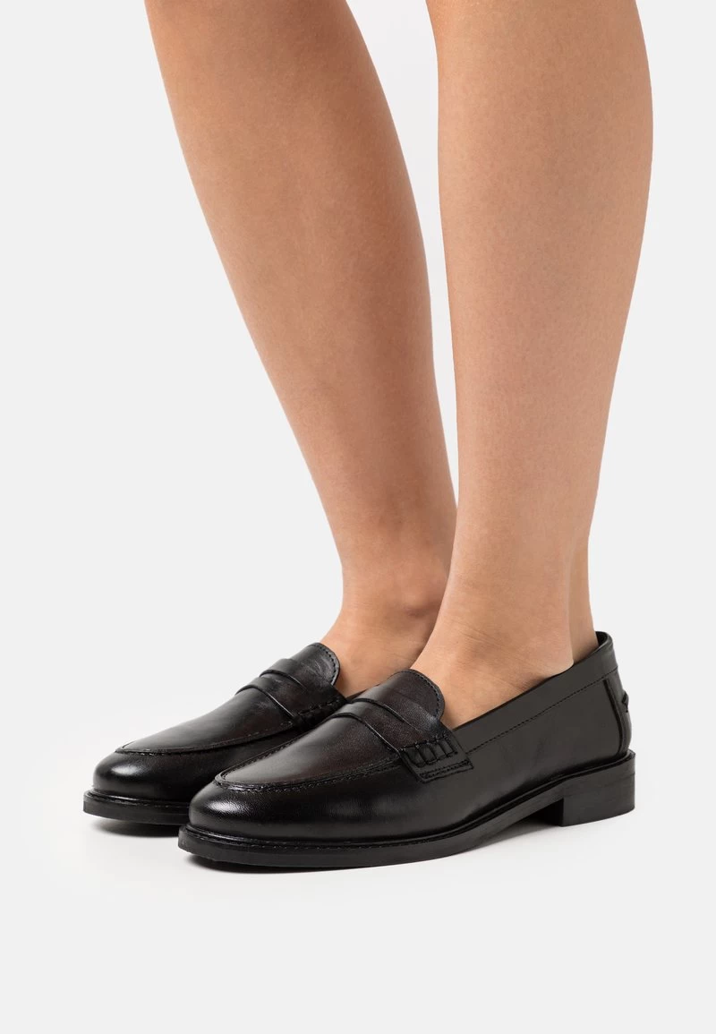 Pier One LEATHER - Slipper - Black 1 Pier One LEATHER - Slipper - Black