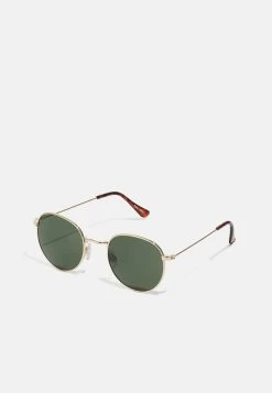 Pier One UNISEX - Sonnenbrille - Gold-coloured/green