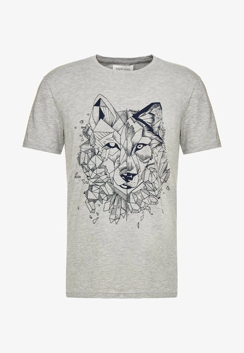 Pier One T-Shirt Print - Mottled Grey 5 Pier One T-Shirt Print - Mottled Grey – Bild 5