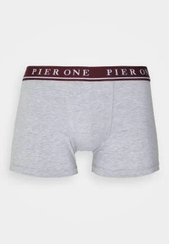 Pier One 5 PACK - Panties - Bordeaux/mottled Grey -Pier One 8798162d0ce745f0998190a914ff7dd6