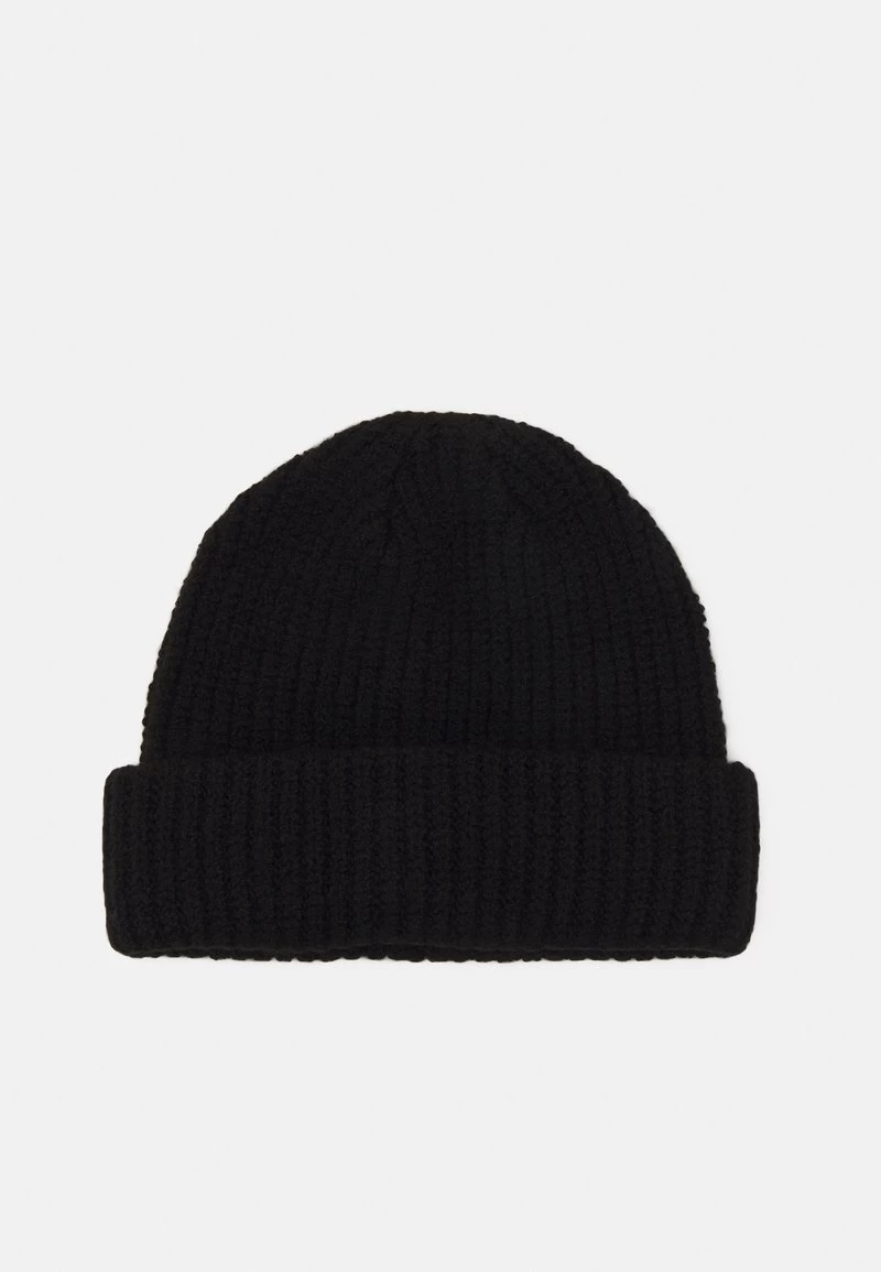 Pier One SHORT MICRO BEANIE UNISEX - Mütze - Black 4 Pier One SHORT MICRO BEANIE UNISEX - Mütze - Black – Bild 4