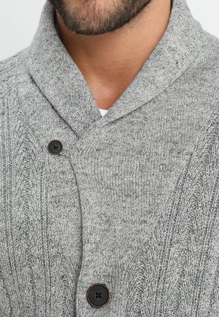 Pier One Strickjacke - Mottled Dark Grey 4 Pier One Strickjacke - Mottled Dark Grey – Bild 4