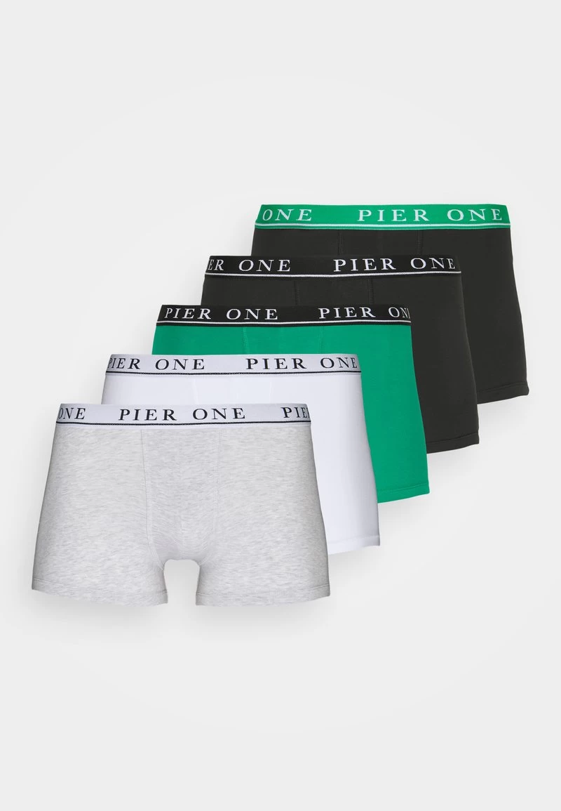 Pier One 5 PACK - Panties - Light Grey/black/green 5 Pier One 5 PACK - Panties - Light Grey/black/green – Bild 5