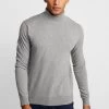 Pier One Strickpullover - Mottled Light Grey