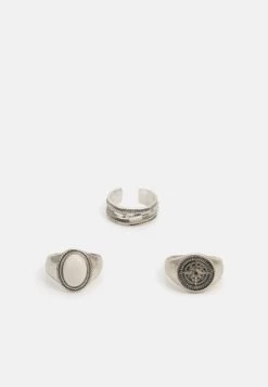 Pier One 2 PACK - Ring - Silver-coloured -Pier One af359e71100c434e9c9716078e03e80c 1