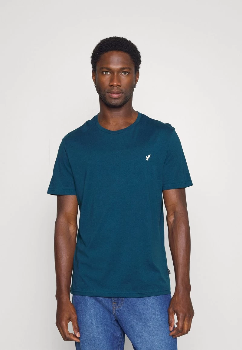 Pier One 5 PACK - T-Shirt Basic - White/blue/stone 4 Pier One 5 PACK - T-Shirt Basic - White/blue/stone – Bild 4