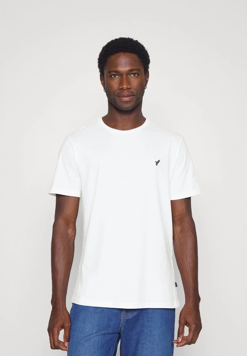 Pier One 5 PACK - T-Shirt Basic - White/blue/stone 2 Pier One 5 PACK - T-Shirt Basic - White/blue/stone – Bild 2