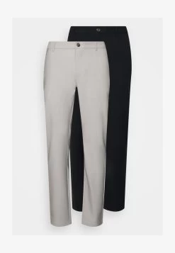 Pier One 2 PACK - Stoffhose - Mottled Light Grey/black 11 Pier One 2 PACK - Stoffhose - Mottled Light Grey/black -Pier One bf5cfc6785a64bee84d2f35fab7c6ae4 1