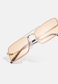 Pier One UNISEX - Sonnenbrille - Silver-coloured, Orange -Pier One c3e0b08b50694894a004abe5f6d7d7b9