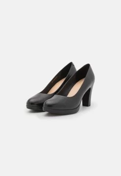 Pier One LEATHER - Plateaupumps - Black 8 Pier One LEATHER - Plateaupumps - Black -Pier One cb9dcb9e5ca84540a8855df09b5d8b0c