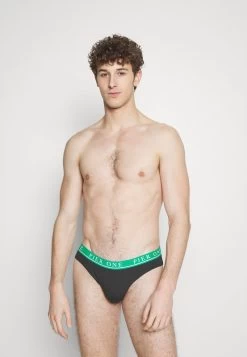 Pier One BRANDED WAISTBAND BRIEFS 3 PACK - Slip - Black 8 Pier One BRANDED WAISTBAND BRIEFS 3 PACK - Slip - Black -Pier One ce9530d43d744385b55479d22aaeaad2