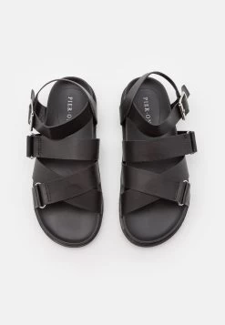 Pier One UNISEX - Riemensandalette - Black 9 Pier One UNISEX - Riemensandalette - Black -Pier One cfa1a932594a4711b3c49603ed200cce
