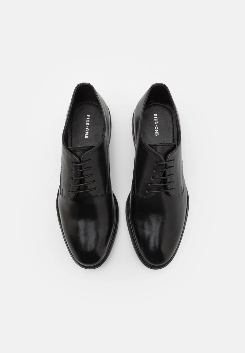 Pier One LEATHER - Schnürer - Black 4 Pier One LEATHER - Schnürer - Black – Bild 4