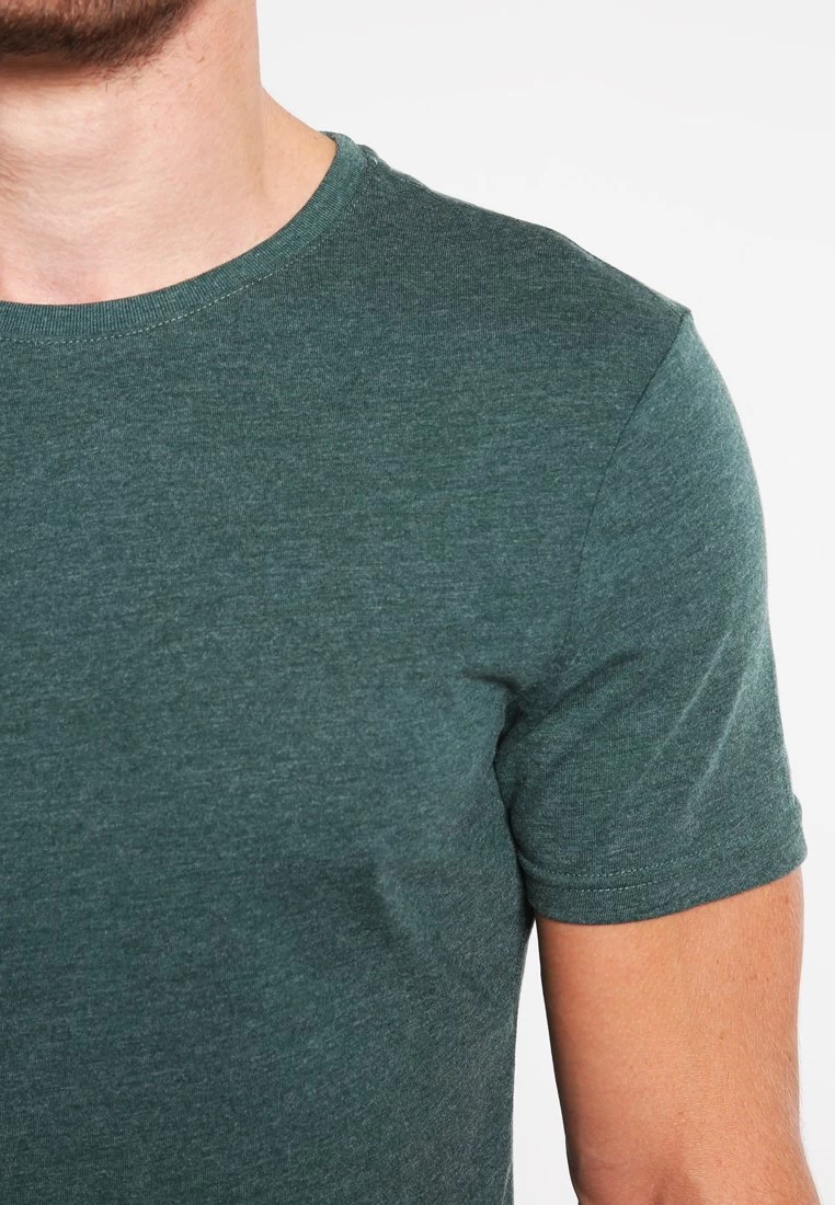 Pier One T-Shirt Basic - Green Melange 6 Pier One T-Shirt Basic - Green Melange – Bild 6
